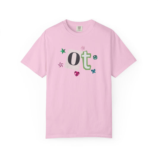 OT newspaper gem comfort colors tee