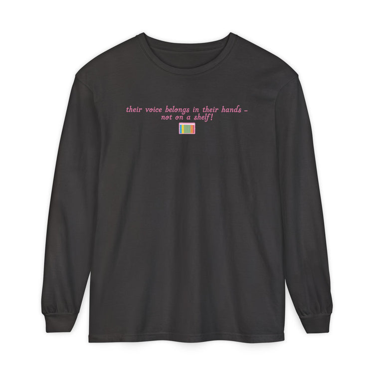 get off the shelf AAC! long sleeve tee