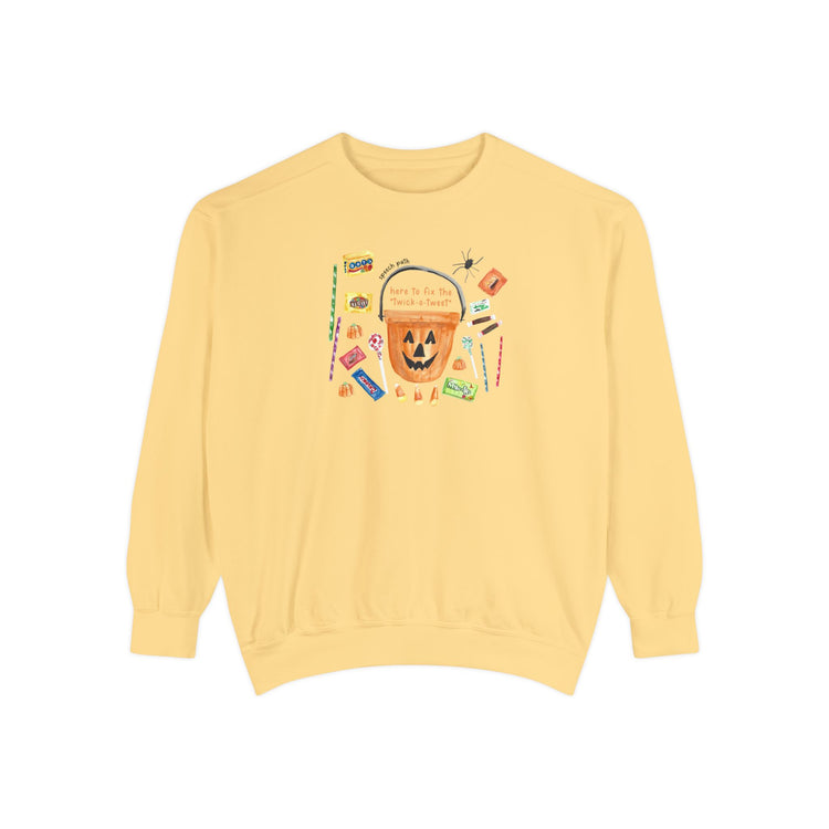 trick or treat SLP comfort colors crewneck