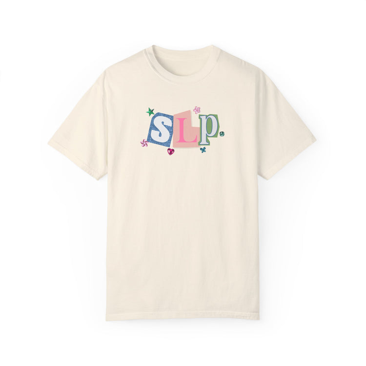 SLP newspaper gem comfort colors tee