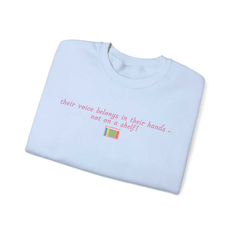 get off the shelf AAC! crewneck