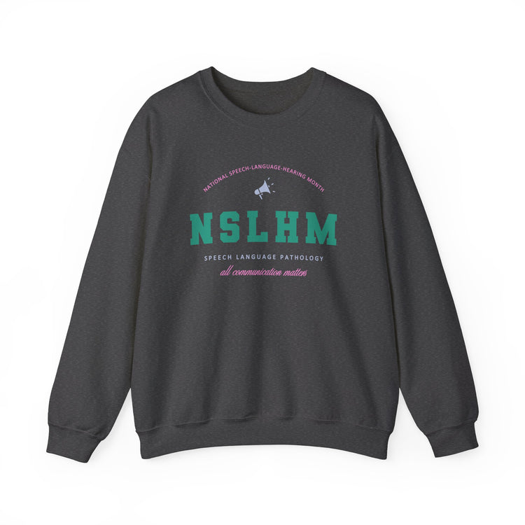 NSLHM varsity colorful crewneck