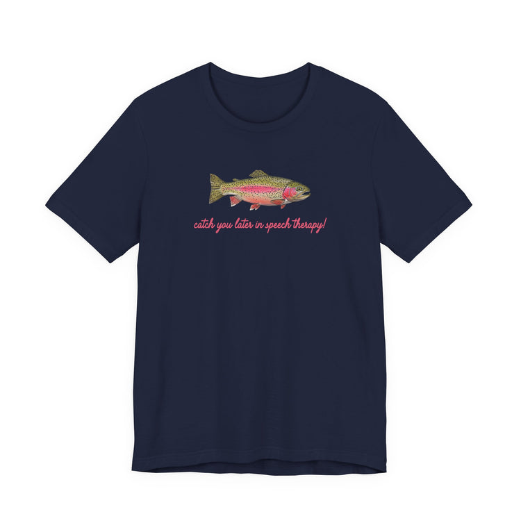 catch you in speech short sleeve tee