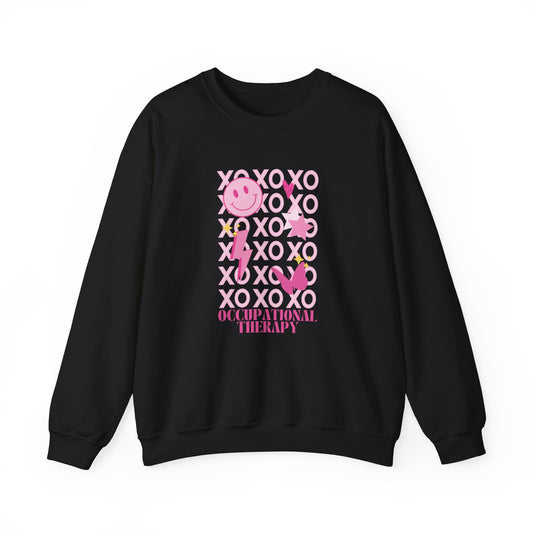 OT xoxo pink crewneck