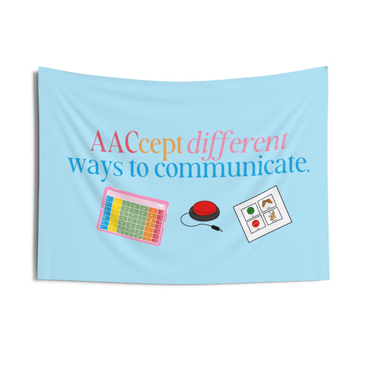 AACcept different ways to communicate wall tapestry