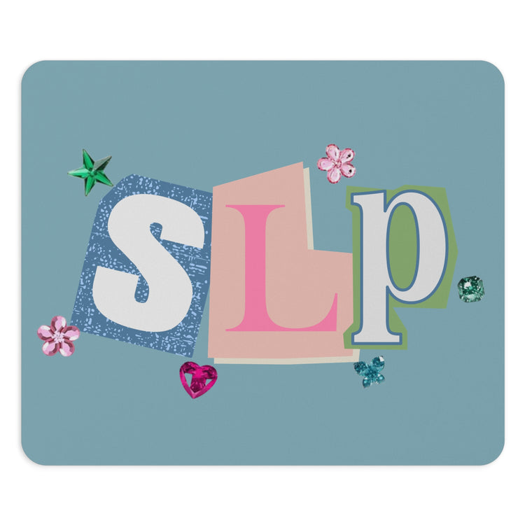 SLP gemstone newspaper mouse pad