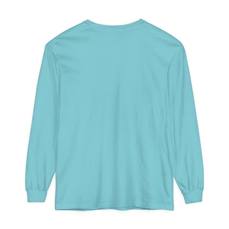 different is good cursive comfort colors long sleeve tee