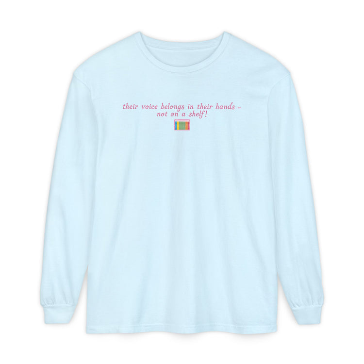 get off the shelf AAC! long sleeve tee