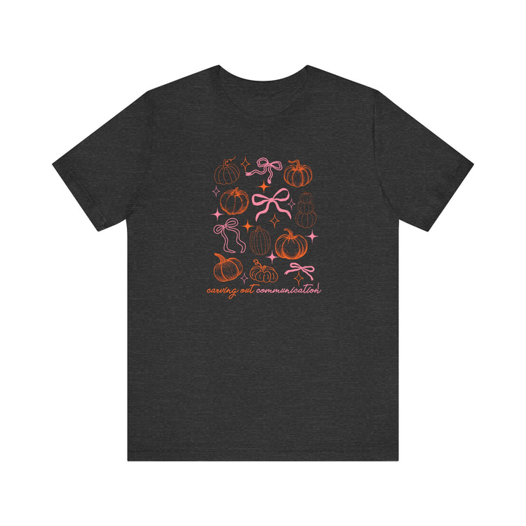 carving out communication! short sleeve tee