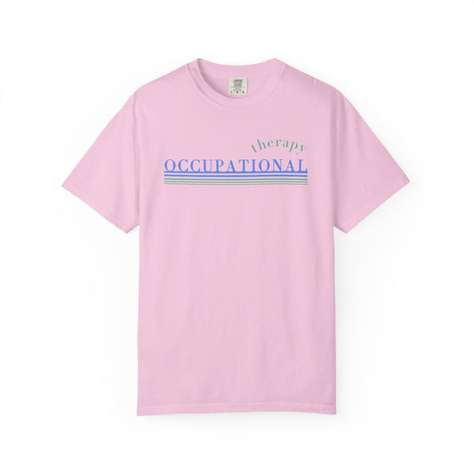 OT blue lines comfort colors tee
