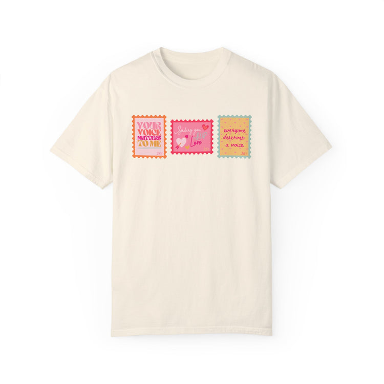 SLP stamps comfort colors tee