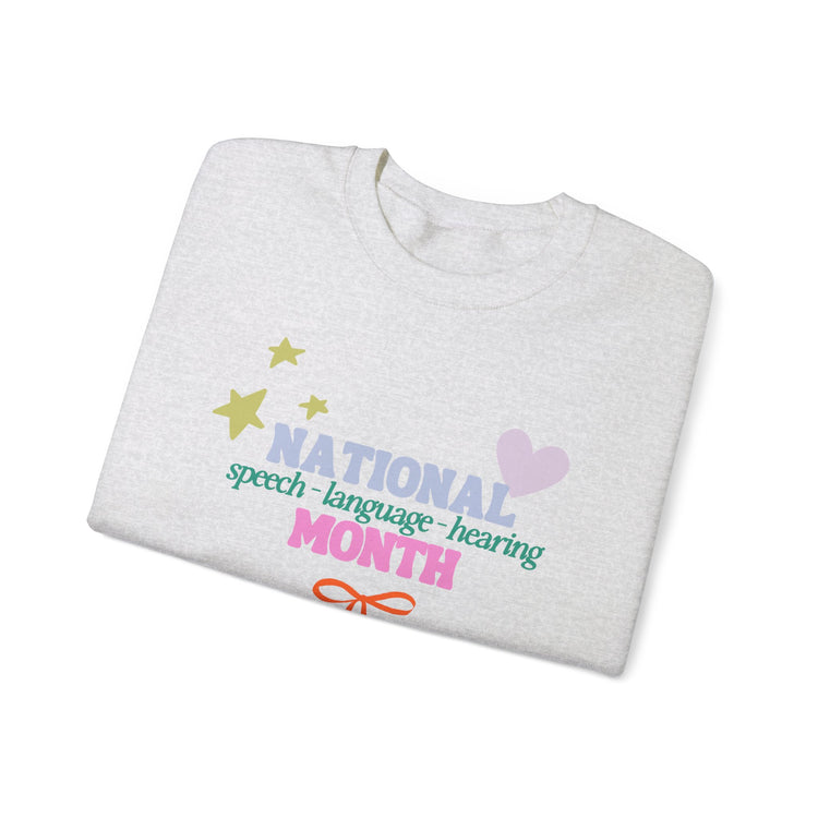 NSLHM colorful bow crewneck