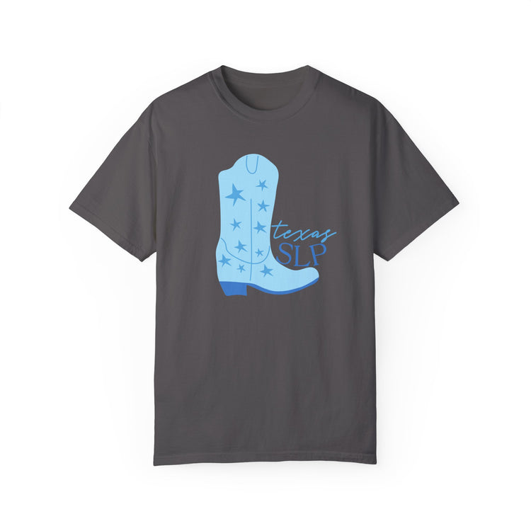 blue boot texas SLP comfort colors tee