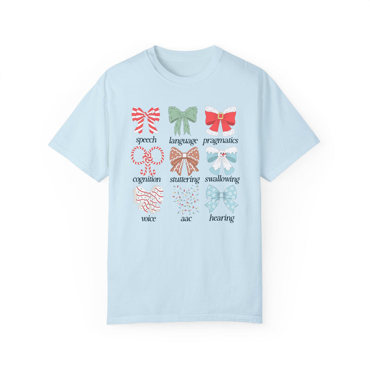 merry bow slp scope comfort colors tee