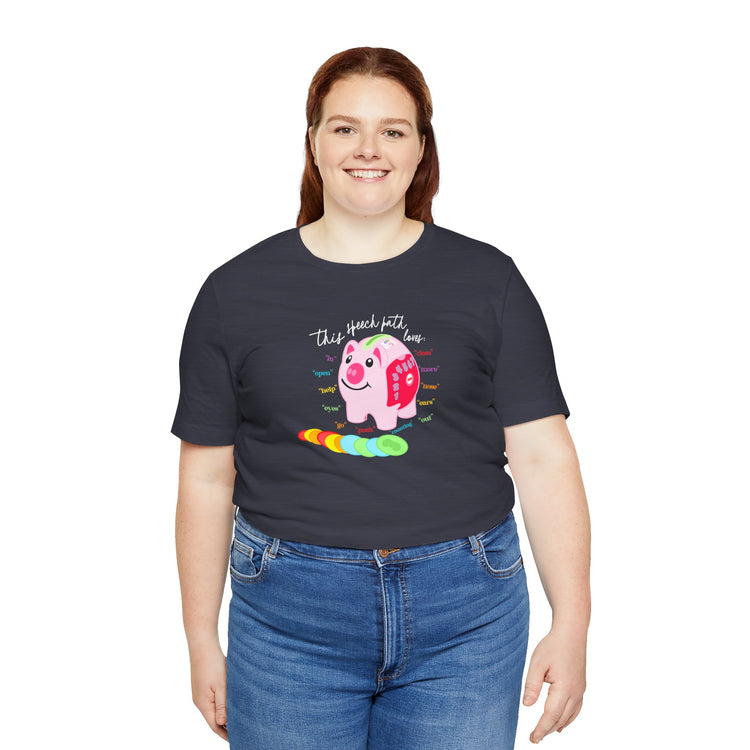 piggy bank speech path loves tee