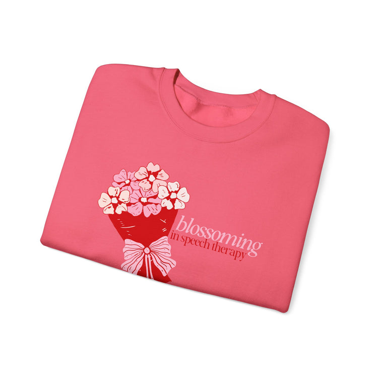 blossoming in speech flowers crewneck