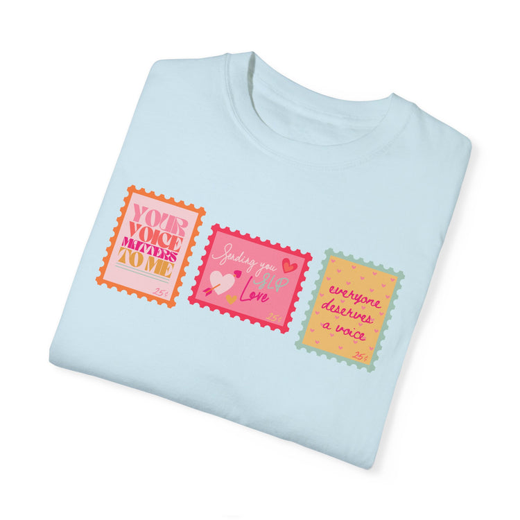 SLP stamps comfort colors tee