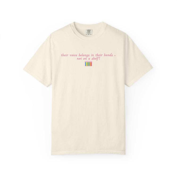 get off the shelf AAC! comfort colors tee