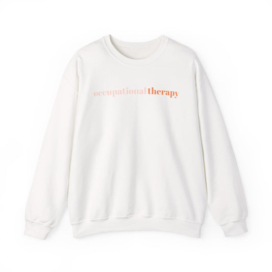 orange simple OT crewneck
