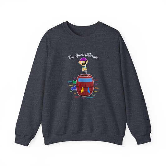 pirate speech path loves crewneck