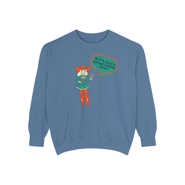 cowgirl SLPA elf comfort colors crewneck