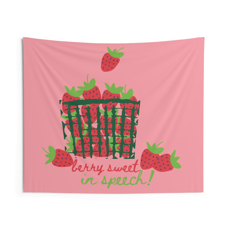 berry sweet in speech! wall tapestry