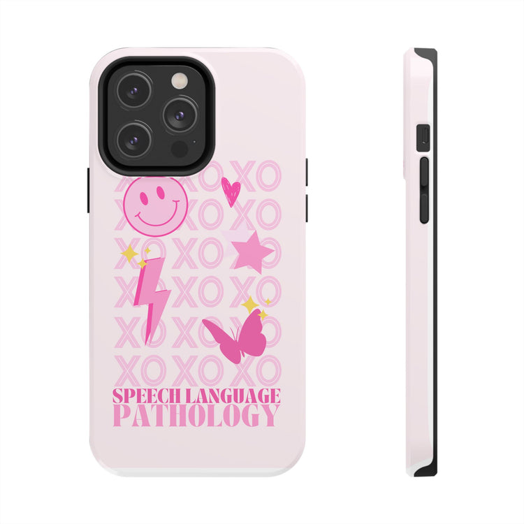 xoxo speech pathology iPhone case