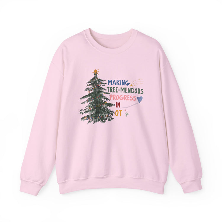 making tree-mendous progress in OT crewneck