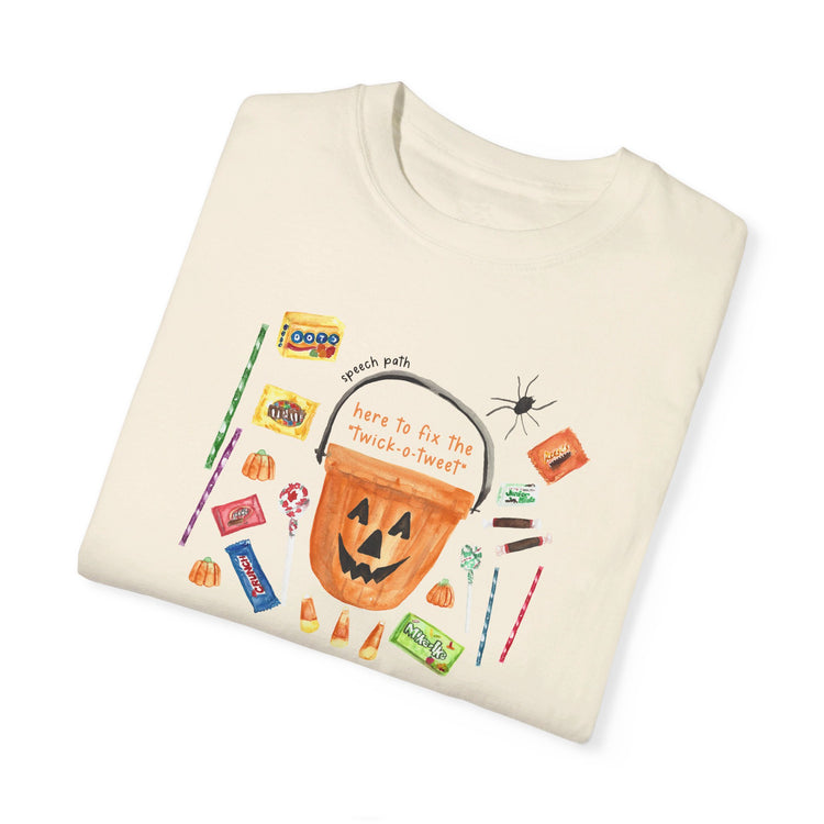 trick or treat comfort colors tee