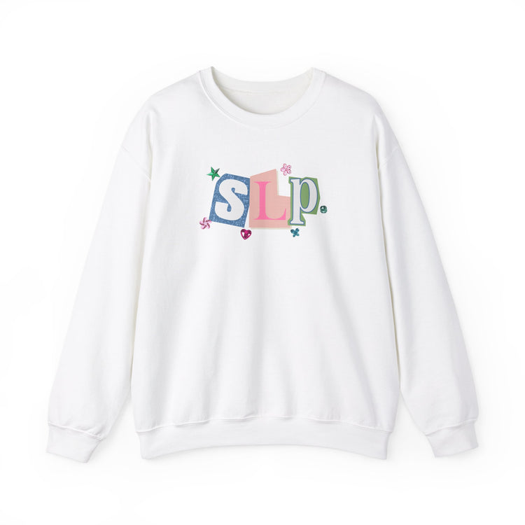 SLP newspaper gem crewneck