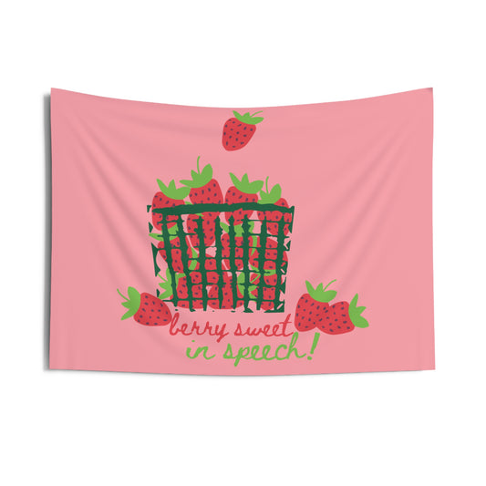 berry sweet in speech! wall tapestry