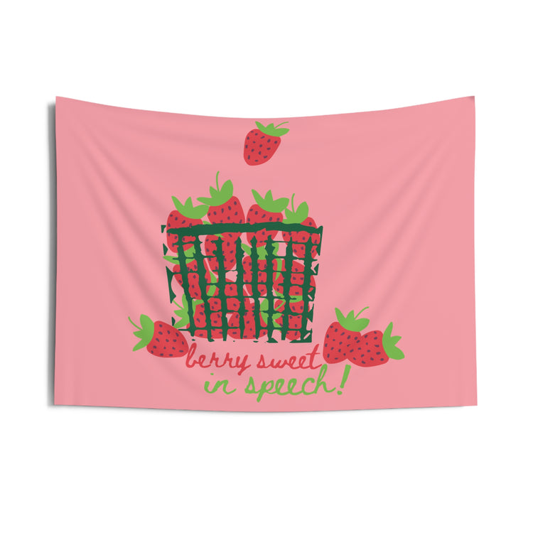 berry sweet in speech! wall tapestry