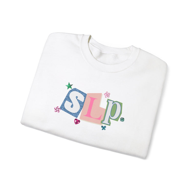 SLP newspaper gem crewneck