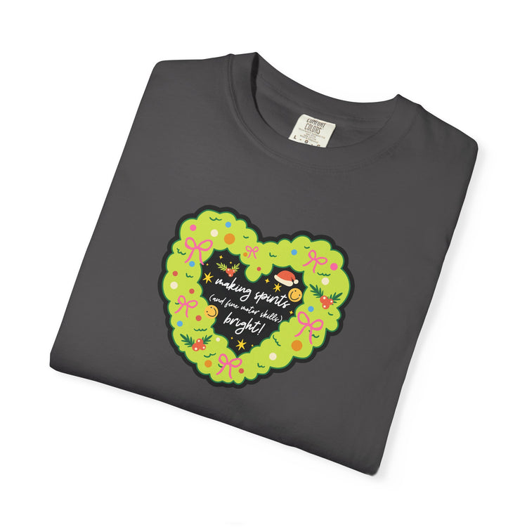 making spirits and fine motor skills bright! comfort colors tee