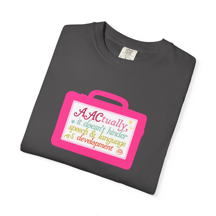 AAC device facts comfort colors tee