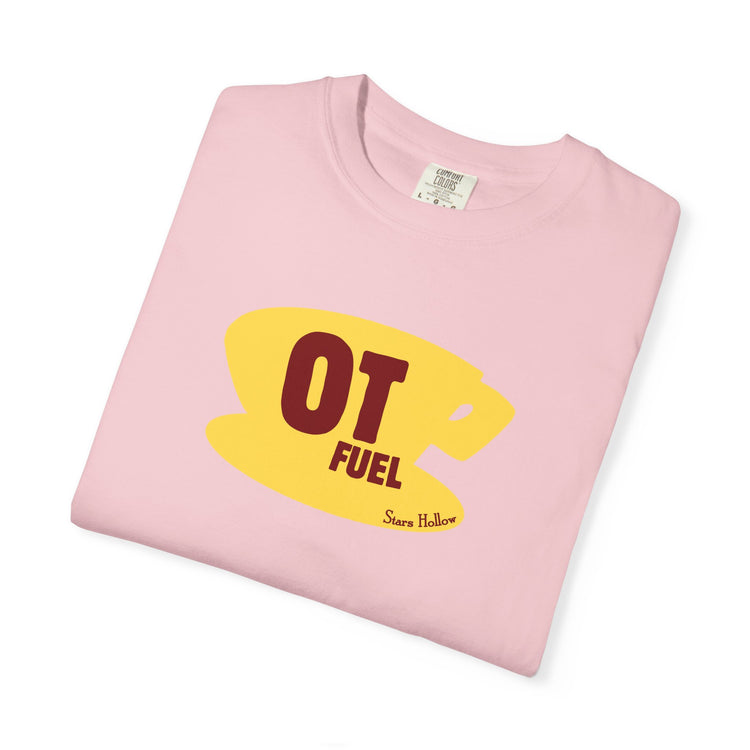 OT fuel yellow coffee cup comfort colors tee