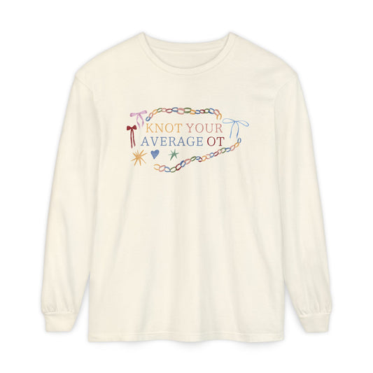 bow knot your average OT long sleeve tee