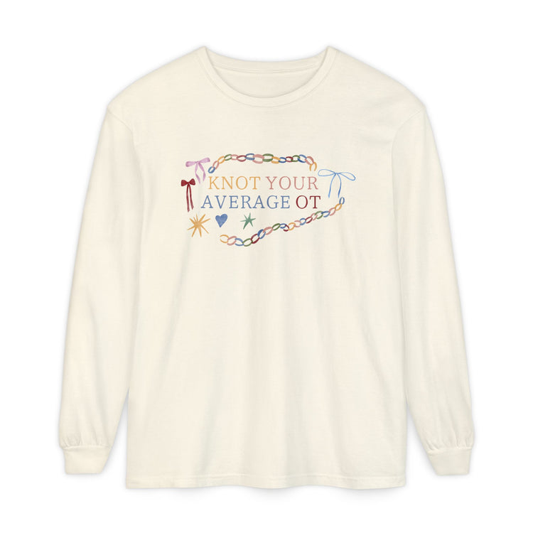 bow knot your average OT long sleeve tee