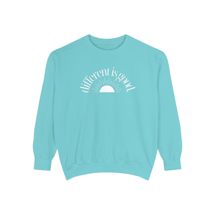 different is good sun comfort colors crewneck