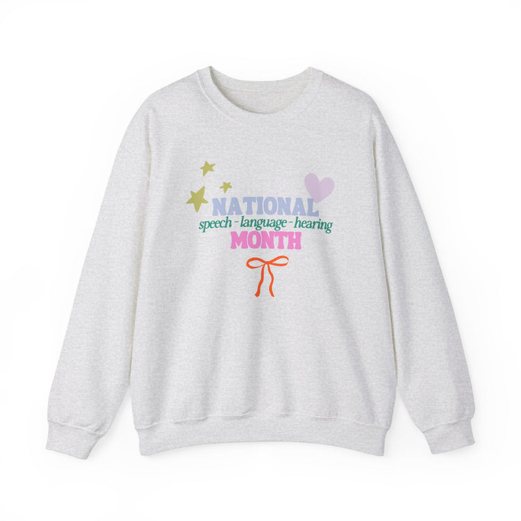 NSLHM colorful bow crewneck