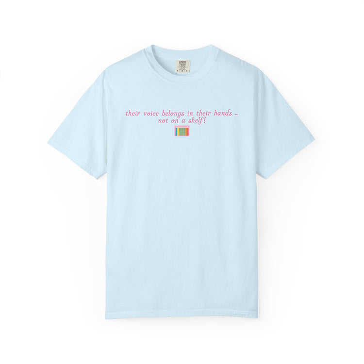 get off the shelf AAC! comfort colors tee