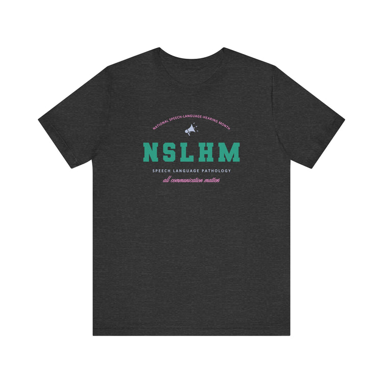 NSLHM varsity colorful short sleeve tee