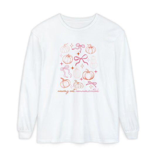carving out communication! long sleeve tee