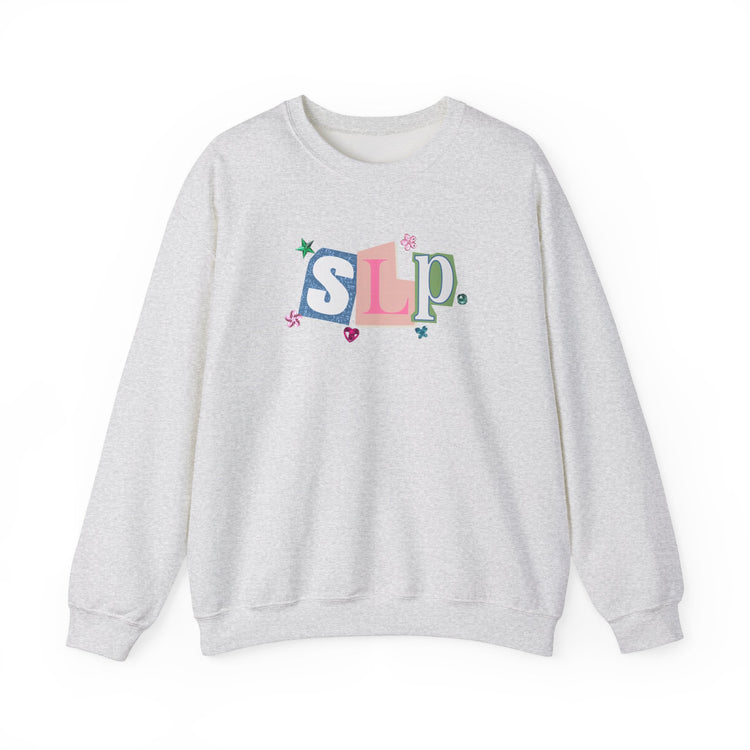 SLP newspaper gem crewneck