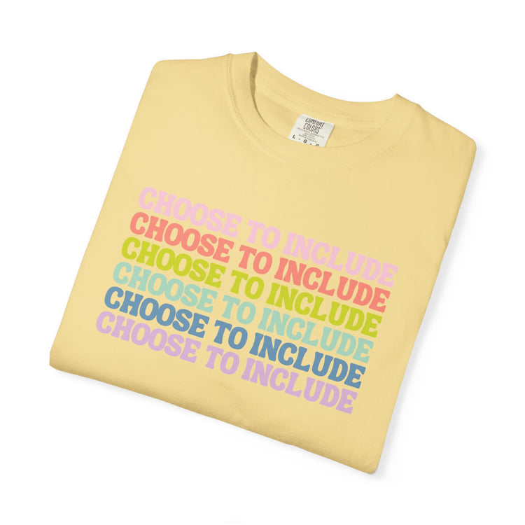 choose to include comfort colors tee