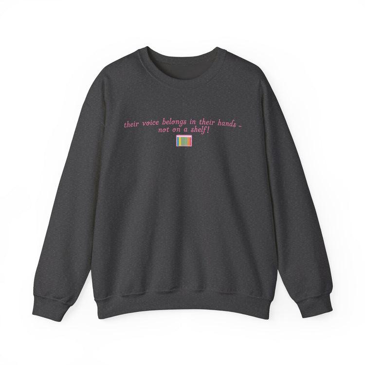 get off the shelf AAC! crewneck