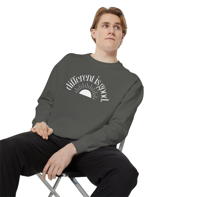 different is good sun comfort colors crewneck