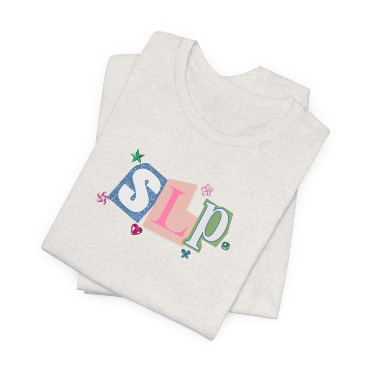 SLP newspaper gem tee