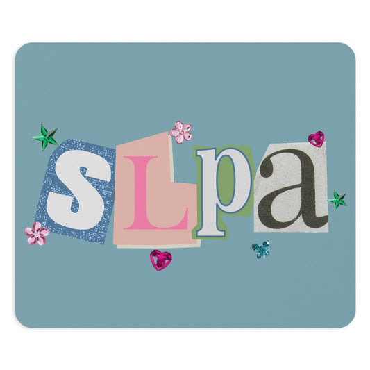 SLPA gemstone newspaper mouse pad