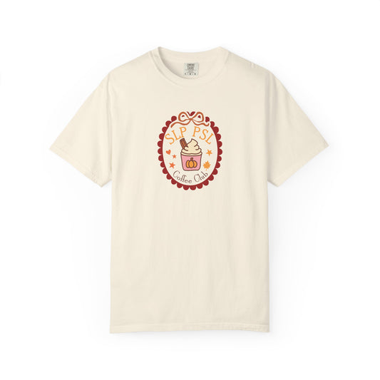 SLP coffee club comfort colors tee